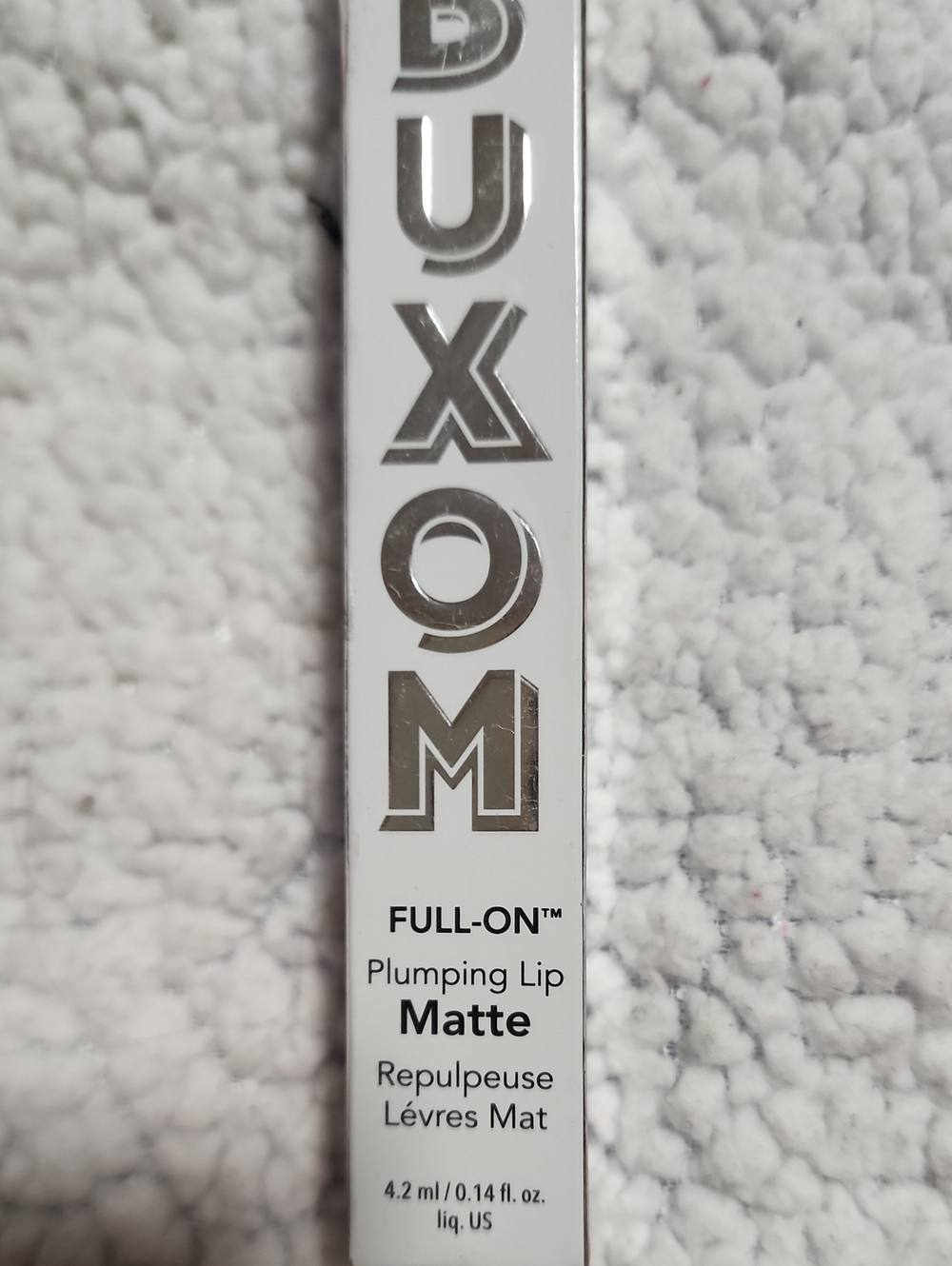 Buxom Full-On Plumping Lip Matte — White & Silver Box
